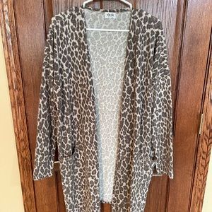 Leopard Print Cardigan
